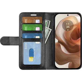 Pouzdro na mobilní telefon TVC WalletCase Motorola EDGE 50 Ultra Barva: Černá