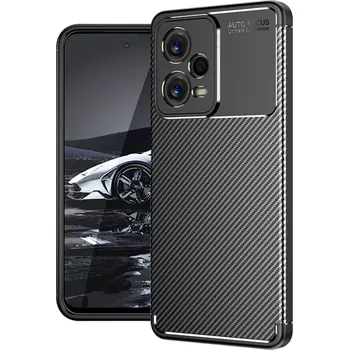 Pouzdro na mobilní telefon Kryt Xiaomi Redmi Note 12 5G / Poco X5, Techsuit CarbonFiber černý