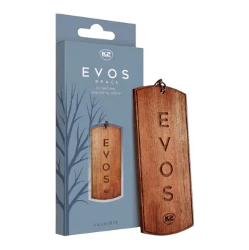 Vůně do auta K2 EVOS GRACE dřevěná vonná visačka VALKIRIA