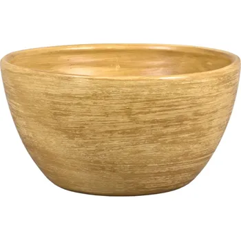 Obal na květináč Žardinka PURKYNĚ TEAK keramická matná d20x12cm