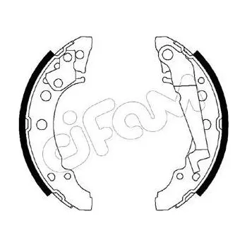 Auto-moto Sada brzdových čelistí CIFAM 153-470