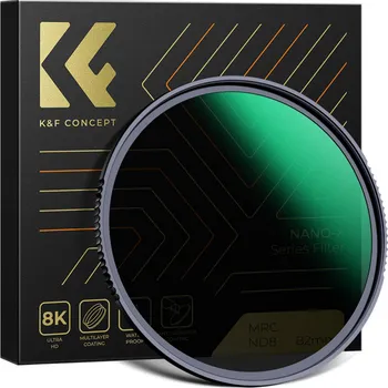 K&F 77MM,Nano-X, ND8 (3 Stop) ND Lens Filter Camera Filter 3-Stop Neutral Density Filter
