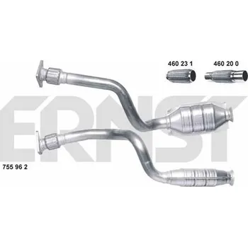 Výfukový systém Katalyzátor ERNST 755962