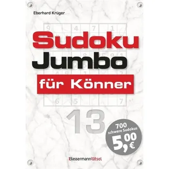 Sudokujumbo für Könner 13 - Krüger, Eberhard