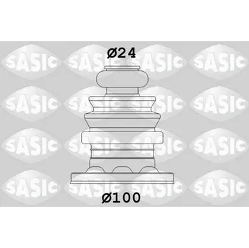 Manžeta ke kolu Sada měchů, hnací hřídel SASIC 1906022