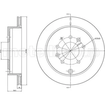 Brzdový kotouč Brzdový kotouč CIFAM 800-1730C