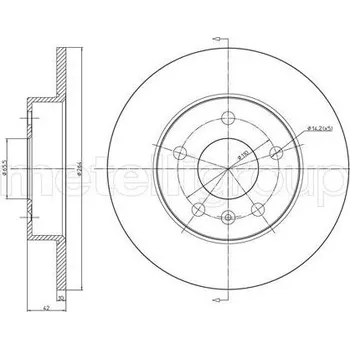 Brzdový kotouč Brzdový kotouč CIFAM 800-489C