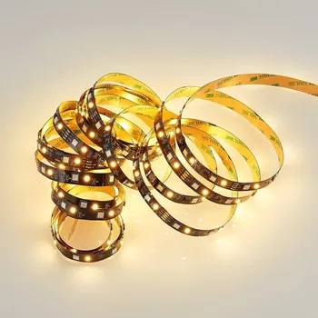 LED páska Trio Leuchten R65553102 RACER - RGB LED pásek s ovladačem a hudebním režimem, LED 10W, 300cm (Pětimetrový LED pásek s dálkovým ovladačem)