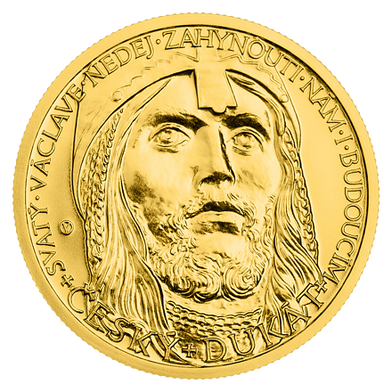 Zlatá mince 1 Dukát - Svatý Václav 2024 (Český dukát) ČNB běžná kvalita