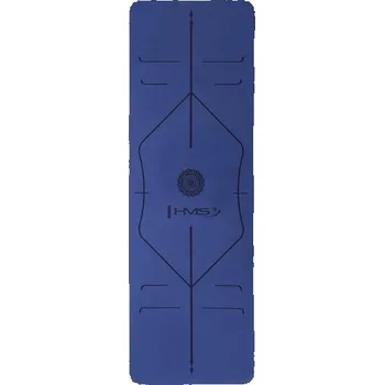 podložka na cvičení Podložka na jógu HMS YM10 tmavě modrá