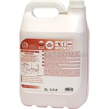 Čistič podlahy NANO - čisticí a ošetřovací prostředek na povrchy v sanitárních zařízeních 5 l | DOLPHIN, SANI Clean