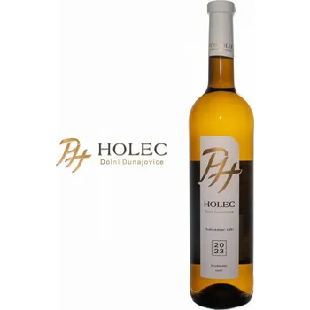 Víno Rulandské bílé 2023, pozdní sběr, Víno Holec, suché