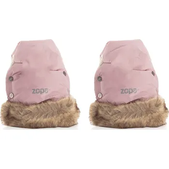 Přeprava dětí Zimní rukavice Fluffy 2, Old Pink