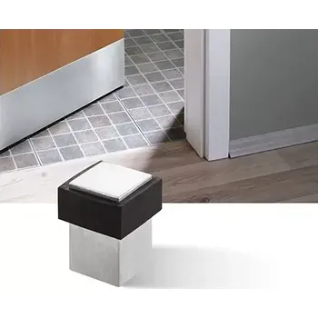 dveřní zarážka Zarážka hranatá nerez