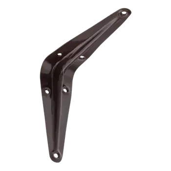 Nábytkové kování WS 125 BR konzole stavební hnědá 100x125 (20 ks)