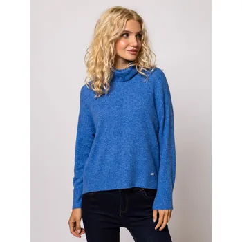 Dámský svetr Heavy Tools dámský rolákový svetr Hannu sytě modrý Velikost: XL
