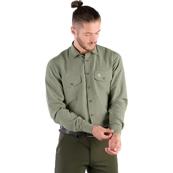 Pánská košile TAGART Pánská lovecká košile Tagart Sahara Green s úpravou proti UV záření XL ZELENÁ