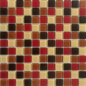 Obklad MOSAIC Skleněná mozaika MSN219 červeno-hnědý mix