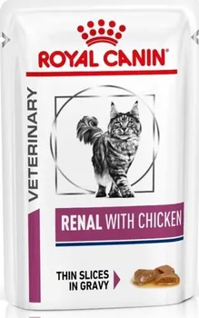 Krmivo pro kočku Royal Canin Veterinary Cat Adult kapsička Renal With Chicken