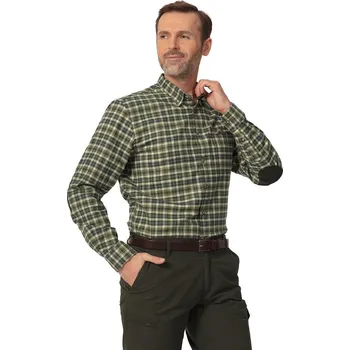Pánská košile TAGART Pánská lovecká košile Tagart Willow Green Slim s obsahem Tencelu S ZELENÁ