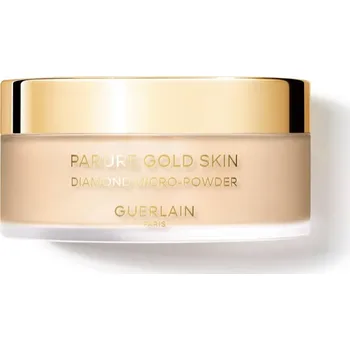Pudr GUERLAIN Parure Gold Skin Diamond Micro-Powder rozjasňující sypký pudr odstín 03 Medium / Moyen 35 g