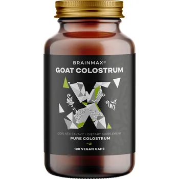 Přírodní produkt BrainMax Goat Colostrum 250 mg 100 cps.