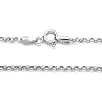 Řetízek Stříbrný řetízek Erinel - očka - 60 cm