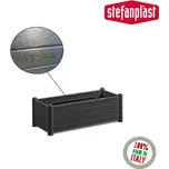 Stefanplast dekorativní vyvýšený záhon / truhlík 80 l /100 cm, antracit