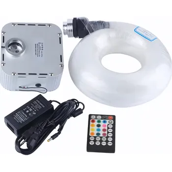 Dekorativní svítidlo Hvězdné nebe - Sada optických vodičů s LED zdrojem 32W RGBW, 835 kusů, 3 průměry, 5 metrů