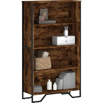 Nábytek vidaXL Knihovna 80 x 31 x 137,5 cm kompozitní dřevo [848633] Barva: kouřový dub