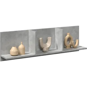 Komoda vidaXL Nástěnná skříňka 100x16,5x30 cm kompozitní dřevo [854865] Barva: Betonová šedá