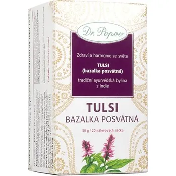 Čaj Tulsi bylinný čaj 30 g - Dr. Popov (Doplněk stravy)