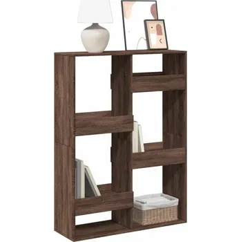 Obývací pokoj vidaXL Dělicí stěna 100 x 33 x 135 cm kompozitní dřevo [3309388] Barva: hnědý dub