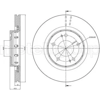Brzdový kotouč Brzdový kotouč CIFAM 800-939C
