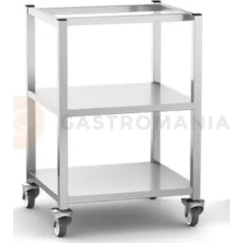 Servírovací stolek Podstavec I pro XS 6-2/3 na kolečkách, nezakrytý | RATIONAL, 60.31.169