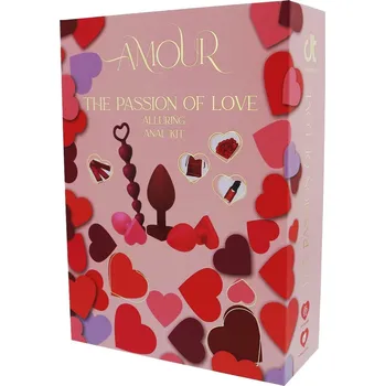 Anální kolík Sada Dream Toys AMOUR THE PASSION OF LOVE ALLURING ANAL KIT - s kupónem KUP15 cena 909 Kč + extra diskrétní expedice