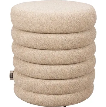 Stolička Béžová bouclé stolička DUTCHBONE FERN 37 cm