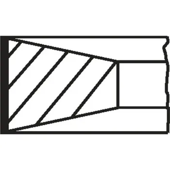 Píst motoru Sada pístních kroužků MAHLE 592 44 N0