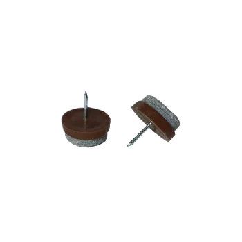 Kluzák s filcem, 28mm (hnědý plast; šedý filc)