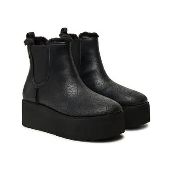 Dámské kozačky Guess Polokozačky Jilaine FLFJIL FAL10 Černá 41