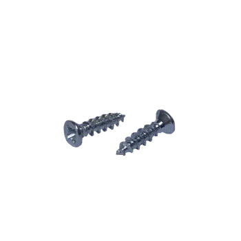 Šroub Vrut se zápustnou hlavou 3x12mm, zinek bílý