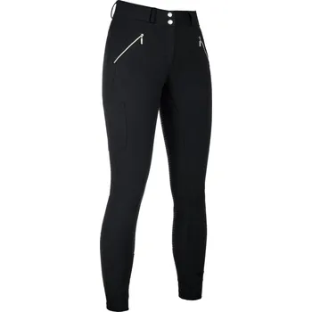 Jezdecké kalhoty HKM Rajtky jezdecké Lia HKM, s gripem, dětské, černé 158-164