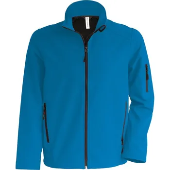 pracovní bunda Kariban Pánská softshell bunda bez kapuce Modrá XL