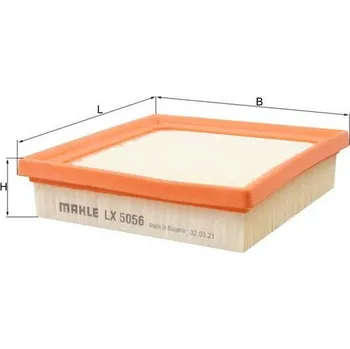 Vzduchový filtr Vzduchový filtr MAHLE LX 5056