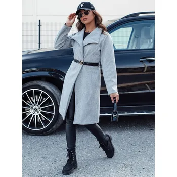 Dámský kabát Dámský kabát DSTREET CELESTIA SVĚTLE ŠEDÁ Universal