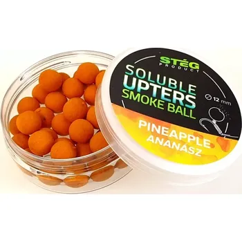 Boilies Soluble Upters Smoke Ball Pineapple 30g – rozpustné kouřové nástrahy 12mm