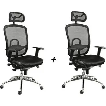 ANTARES Kancelářská židle OKLAHOMA PDH černá - 2 kusy Antares