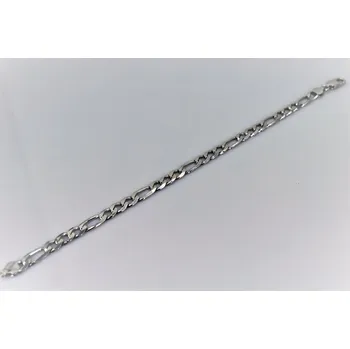 Náramek Stříbrný pánský náramek figaro 1040 Délka: 23 cm