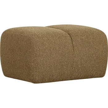 Taburet WOOOD Hnědožlutá bouclé podnožka Zuno 80 x 60 cm