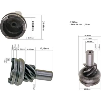 Motor pro motocykl Buzetti Rohatka Peugeot 12,5mm 1689